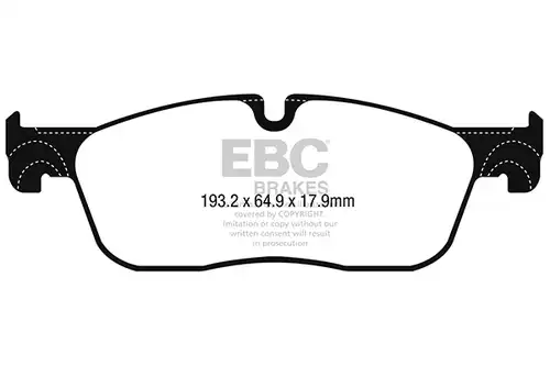 накладки EBC Brakes DP32251C