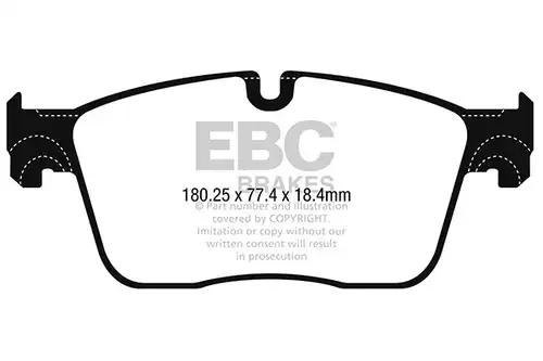 накладки EBC Brakes DP32253C