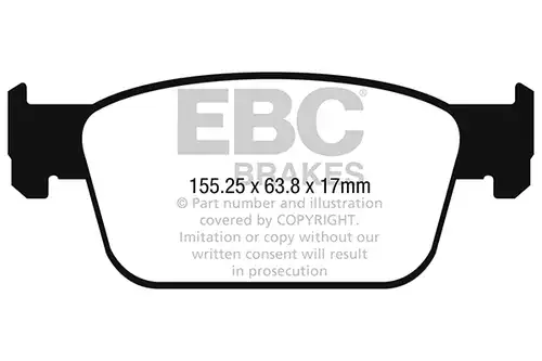накладки EBC Brakes DP32273C