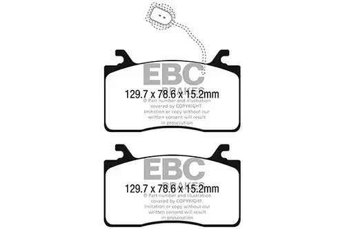 накладки EBC Brakes DP32325C