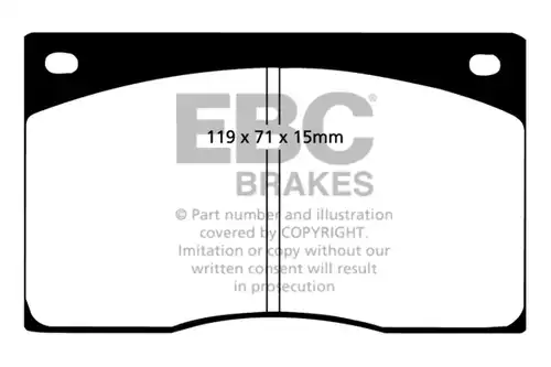 накладки EBC Brakes DP3262C
