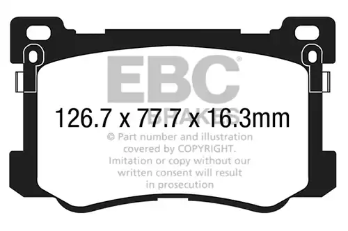 накладки EBC Brakes DP33048C
