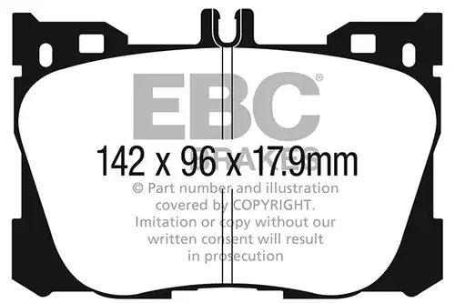 накладки EBC Brakes DP33070C