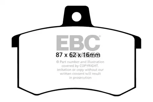 накладки EBC Brakes DP3370C
