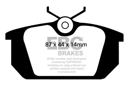 накладки EBC Brakes DP3596C