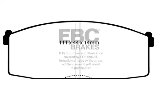 накладки EBC Brakes DP365
