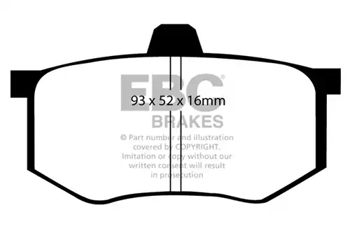 накладки EBC Brakes DP368