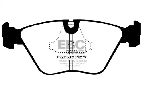 накладки EBC Brakes DP3689C