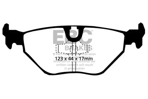 накладки EBC Brakes DP3690C