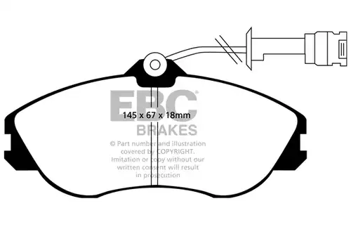 накладки EBC Brakes DP3711C