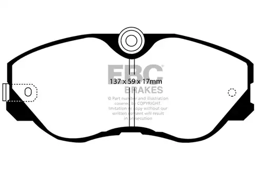 накладки EBC Brakes DP3736C