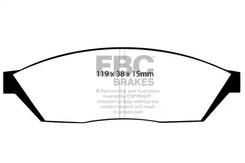 накладки EBC Brakes DP374