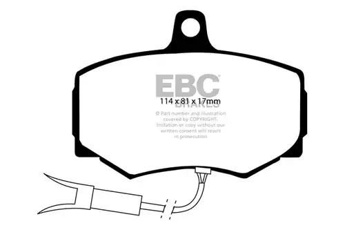 накладки EBC Brakes DP3756/2C