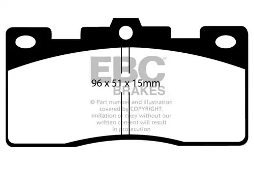 накладки EBC Brakes DP376