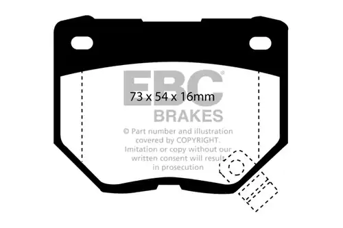 накладки EBC Brakes DP3826C