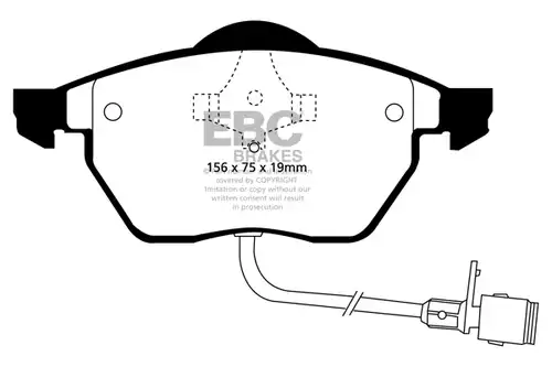 накладки EBC Brakes DP3836C