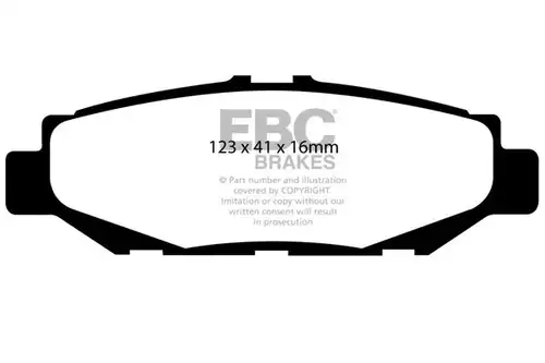накладки EBC Brakes DP3848C