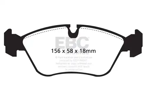 накладки EBC Brakes DP3880C