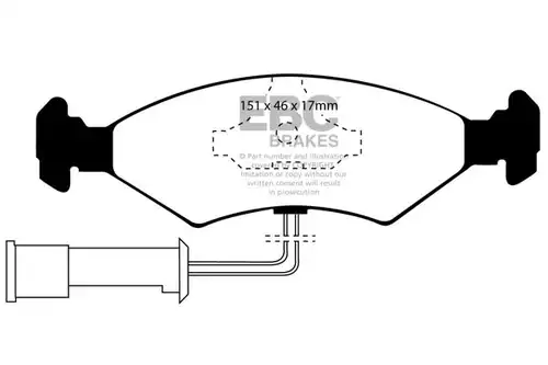 накладки EBC Brakes DP389
