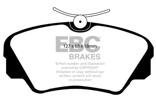 накладки EBC Brakes DP3937C