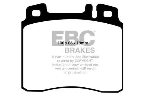 накладки EBC Brakes DP3963C