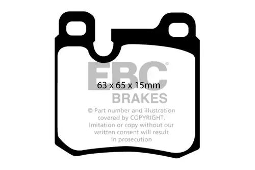 накладки EBC Brakes DP3996C