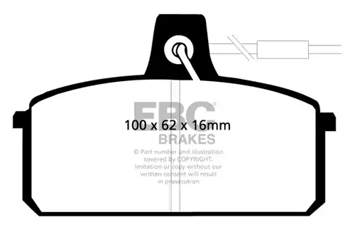 накладки EBC Brakes DP410
