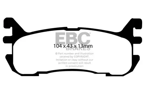 накладки EBC Brakes DP41003R