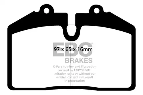 накладки EBC Brakes DP41013R