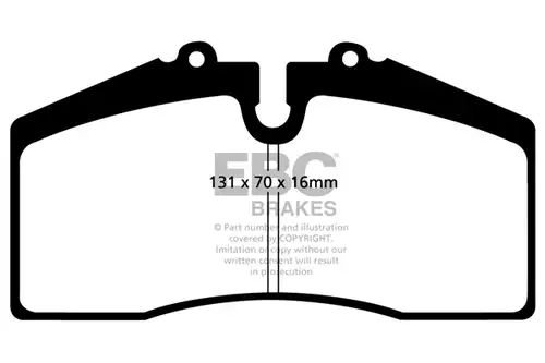 накладки EBC Brakes DP41014R