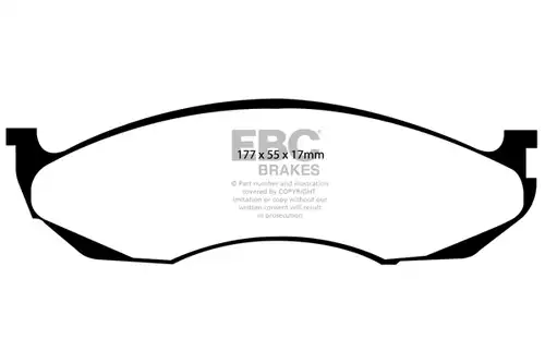 накладки EBC Brakes DP41022R