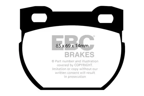 накладки EBC Brakes DP41033R