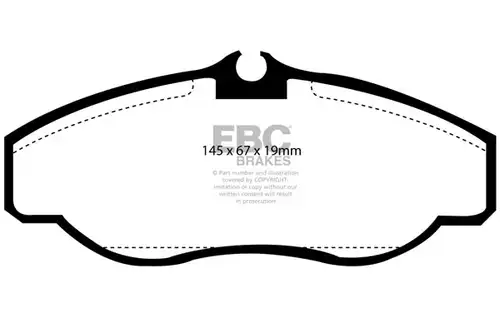 накладки EBC Brakes DP41037R