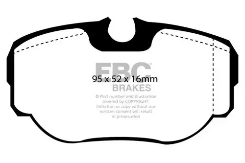 накладки EBC Brakes DP41038R