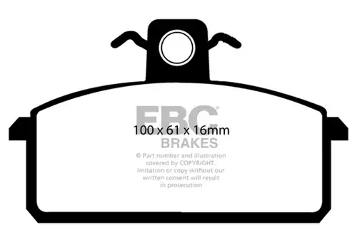 накладки EBC Brakes DP410/4