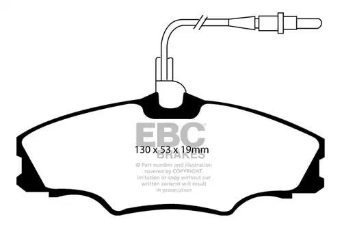 накладки EBC Brakes DP41049R