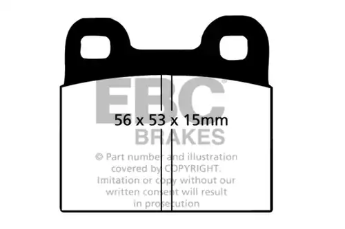 накладки EBC Brakes DP4105R