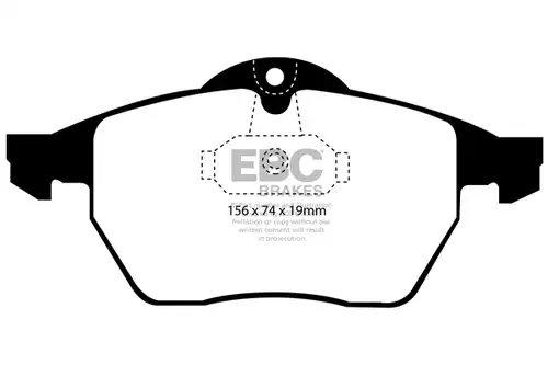 накладки EBC Brakes DP41062R