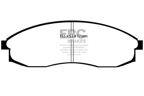 накладки EBC Brakes DP41082R