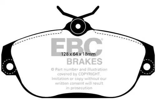 накладки EBC Brakes DP41095R
