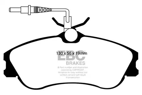 накладки EBC Brakes DP41104R