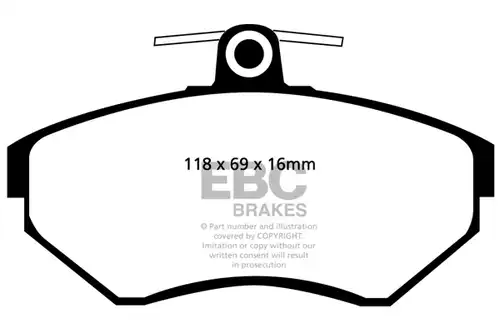 накладки EBC Brakes DP41112R