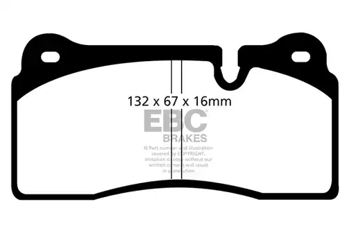 накладки EBC Brakes DP41127R