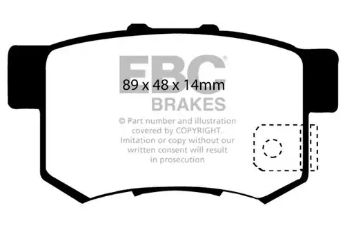 накладки EBC Brakes DP41193R