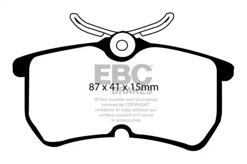 накладки EBC Brakes DP41218R
