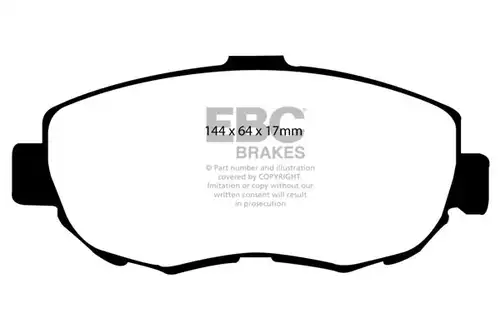 накладки EBC Brakes DP41223R