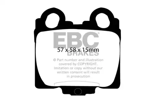 накладки EBC Brakes DP41224R
