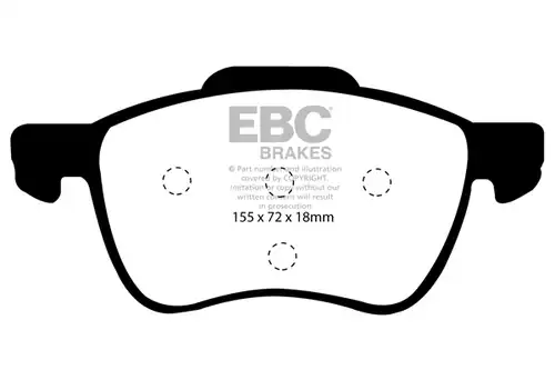 накладки EBC Brakes DP41229R