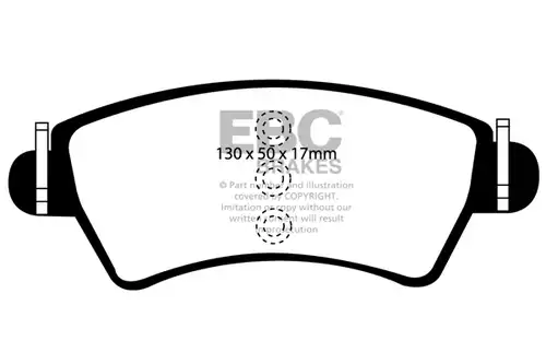 накладки EBC Brakes DP41234R