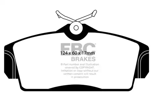 накладки EBC Brakes DP41238R
